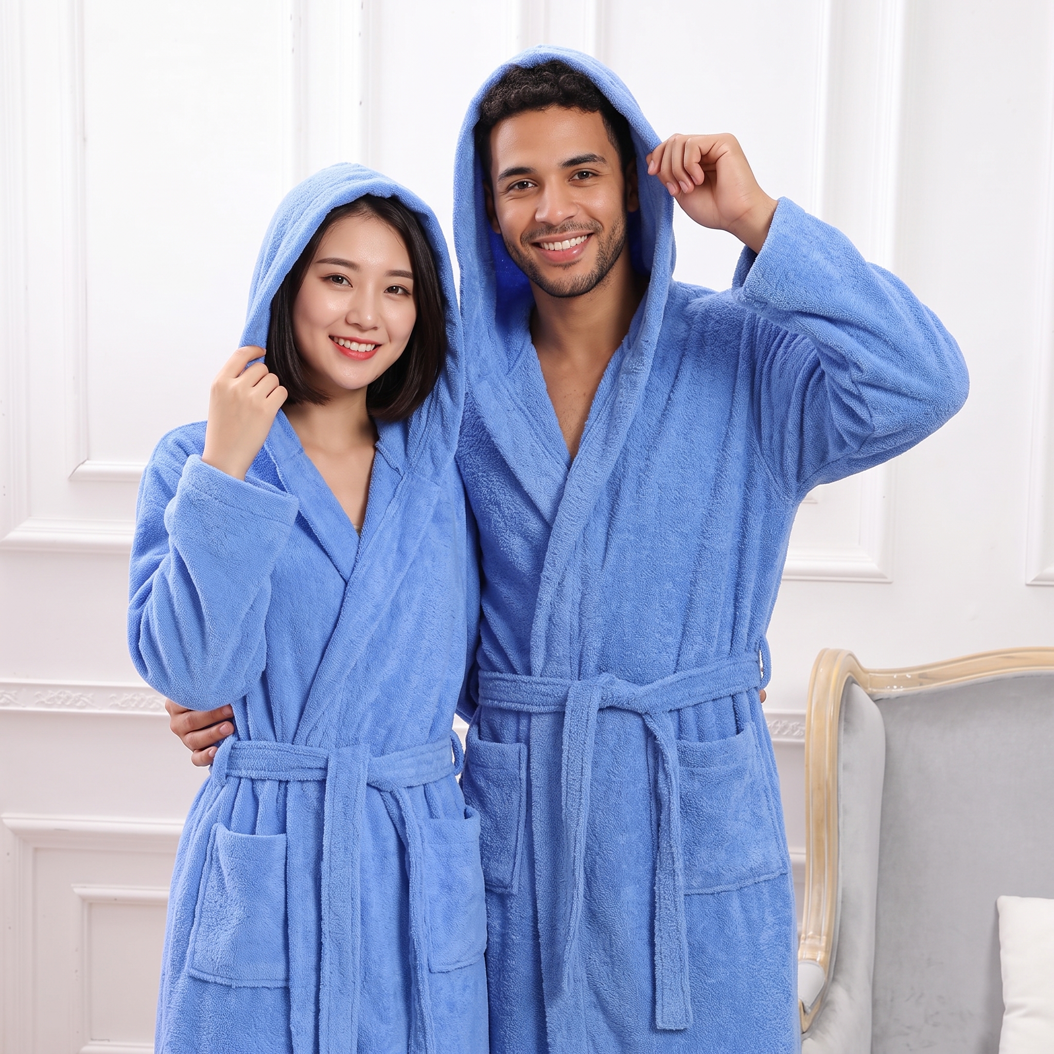 Hooded Bathrobe 500GSM