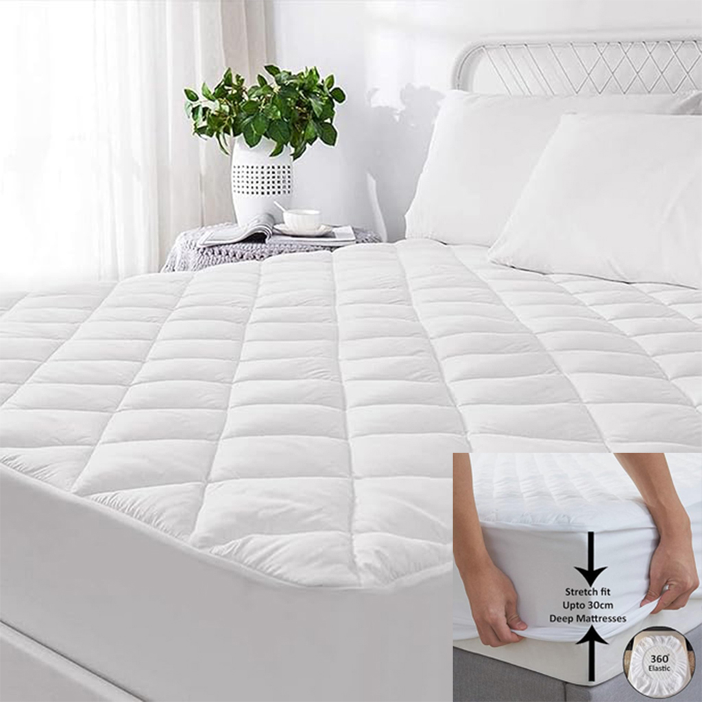 Quilted Mattress Protector 30cm & 40cm